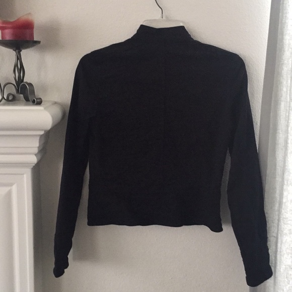 Black Military-Style Jacket - Picture 3 of 6